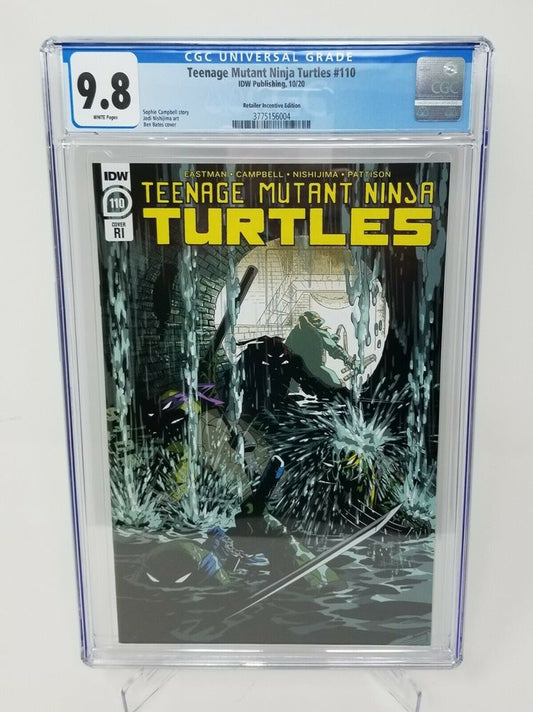 TMNT 110 Retail Incentive Variant 1:10 CGC 9.8