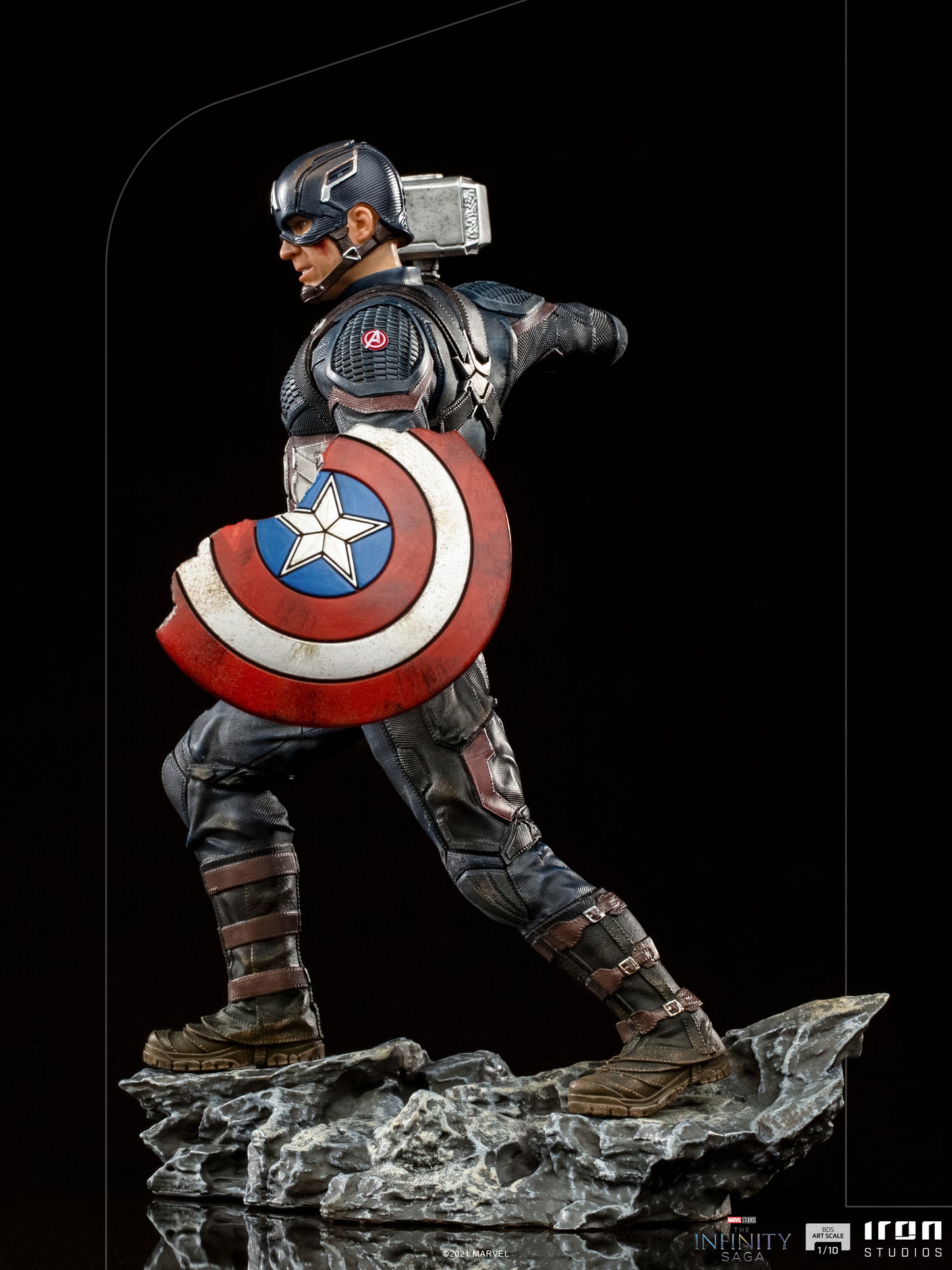 CAPTAIN AMERICA ULT BDS ART SCALE 1/10 STAT
