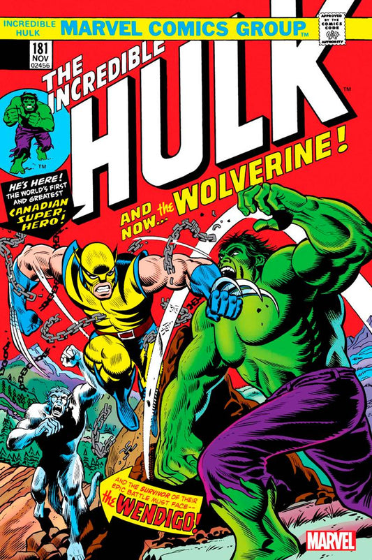 INCREDIBLE HULK #181 FACSIMILE EDITION