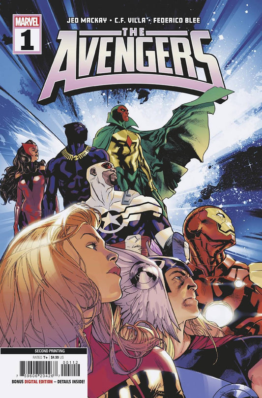 AVENGERS #1 2ND PTG